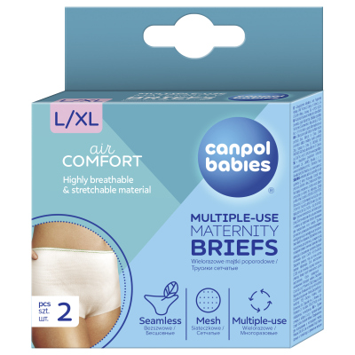 Canpol babies Multifunkční kalhotky L/XL po porodu 2ks