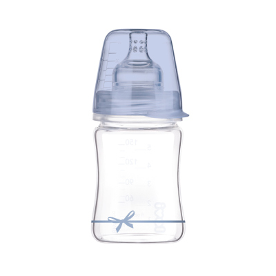 LOVI Diamond Glass Cumisüveg 150 ml Baby Shower fiú