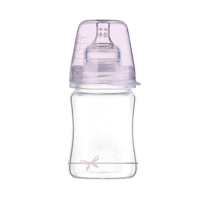LOVI Diamond Glass Cumisüveg 150 ml Baby Shower lány