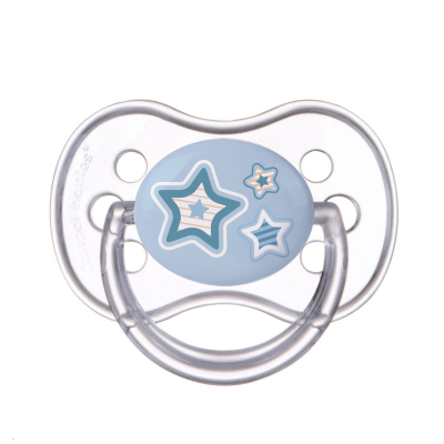 Canpol babies Kaučukový cumlík s okrúhlou špičkou 6-18m NEWBORN BABY
